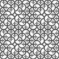 Abstract seamless geometric shape lines pattern vector