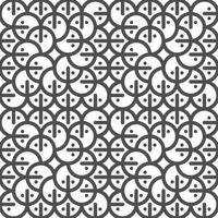 Abstract seamless geometric shape lines pattern vector