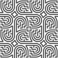 Abstract seamless geometric shape lines pattern vector