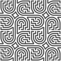 Abstract seamless geometric shape lines pattern vector