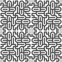 Abstract seamless geometric shape lines pattern vector