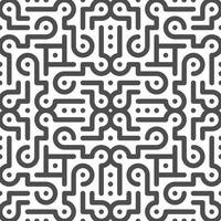 Abstract seamless geometric shape lines pattern vector