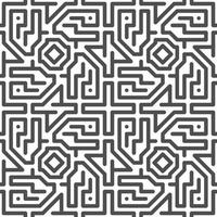 Abstract seamless geometric shape lines pattern vector