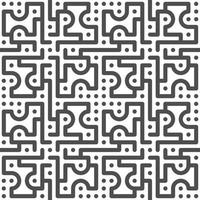 Abstract seamless geometric shape lines pattern vector