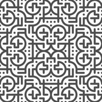 Abstract seamless geometric shape lines pattern vector