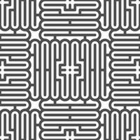 Abstract seamless geometric shape lines pattern vector