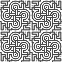 Abstract seamless geometric shape lines pattern vector