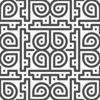 Abstract seamless geometric shape lines pattern vector