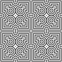 Abstract seamless geometric shape lines pattern vector