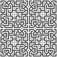 Abstract seamless geometric shape lines pattern vector