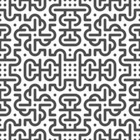 Abstract seamless geometric shape lines pattern vector