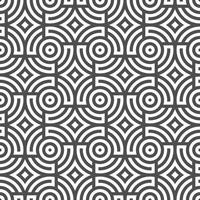 Abstract seamless geometric shape lines pattern vector