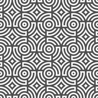 Abstract seamless geometric shape lines pattern vector