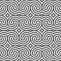 Abstract seamless geometric shape lines pattern vector