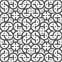 Abstract seamless geometric shape lines pattern vector