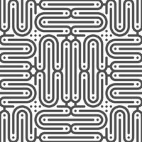 Abstract seamless geometric shape lines pattern vector
