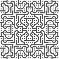 Abstract seamless geometric shape lines pattern vector