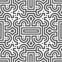 Abstract seamless geometric shape lines pattern vector
