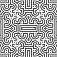 Abstract seamless geometric shape lines pattern vector