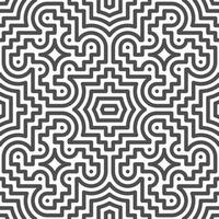 Abstract seamless geometric shape lines pattern vector