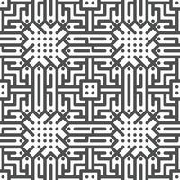 Abstract seamless geometric shape lines pattern vector