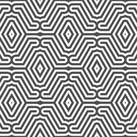 Abstract seamless geometric shape lines pattern vector