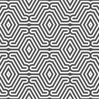 Abstract seamless geometric shape lines pattern vector