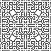 Abstract seamless geometric shape lines pattern vector