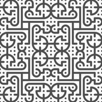 Abstract seamless geometric shape lines pattern vector