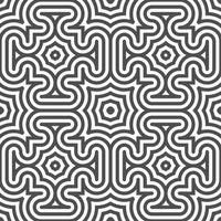 Abstract seamless geometric shape lines pattern vector