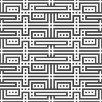 Abstract seamless geometric shape lines pattern vector
