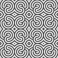 Abstract seamless geometric shape lines pattern vector