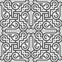 Abstract seamless geometric shape lines pattern vector