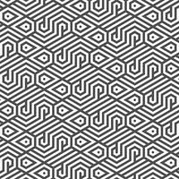 Abstract seamless geometric shape lines pattern vector