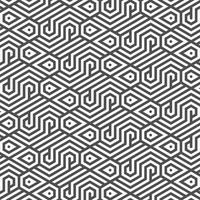 Abstract seamless geometric shape lines pattern vector