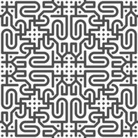 Abstract seamless geometric shape lines pattern vector