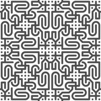 Abstract seamless geometric shape lines pattern vector