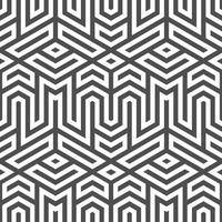 Abstract seamless geometric shape lines pattern vector