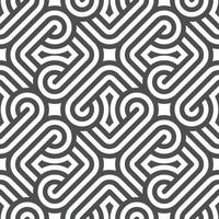 Abstract seamless geometric shape lines pattern vector