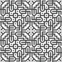 Abstract seamless geometric shape lines pattern vector