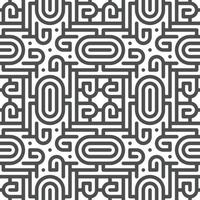 Abstract seamless geometric shape lines pattern vector