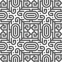 Abstract seamless geometric shape lines pattern vector