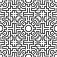 Abstract seamless geometric shape lines pattern vector