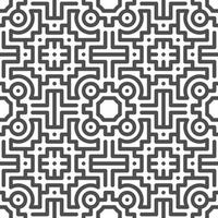 Abstract seamless geometric shape lines pattern vector