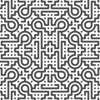 Abstract seamless geometric shape lines pattern vector