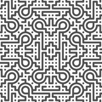 Abstract seamless geometric shape lines pattern vector