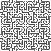 Abstract seamless geometric shape lines pattern vector