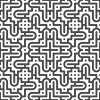 Abstract seamless geometric shape lines pattern vector