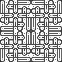 Abstract seamless geometric shape lines pattern vector