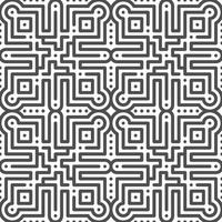 Abstract seamless geometric shape lines pattern vector